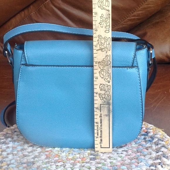 Ocean blue cross body saddle bag, NWOT - Picture 5 of 7